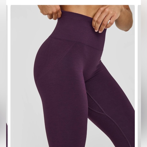 NWT Oner Active Effortless Seamless Blackberry Purple Leggings - Picture 5 of 6